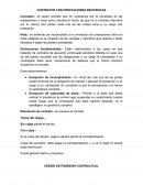 CONTRATOS CON PRESTACIONES RECIPROCAS