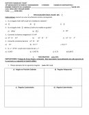 EXAMEN DE MATEMATICAS