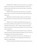 La Tierra. Glosario