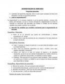 Segmentación de Mercado. Preguntas Generales