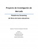 Plataforma streaming de libros de texto