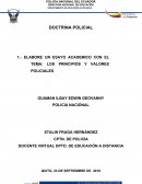 LOS PRINCIPIOS Y VALORES POLICIALES