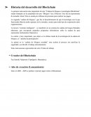 Historia del Blockchain