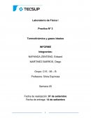 Laboratorio de Física I Practica Nº 3 Termodinámica y gases ideales