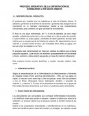 PROCESO OPERATIVO DE LA EXPORTACIÓN DE ARÁNDANOS A ESTADOS UNIDOS