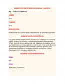 SEGMENTACIÓN DE MERCADO POLLO CAMPERO