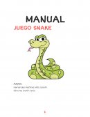 Manual Juego Snake