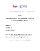 “Introducción a la Educación Especial e Inclusión Educativa”