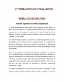 AMBIENTES Y CRITERIOS PARA LA TOMA DE DECISIONES Carrera: Ingeniería en Gestión Empresarial