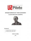 ENFOQUES GERENCIALES Y TOMA DE DECISIONES TALLER DE INNOVACIÓN: SCHUMPETER