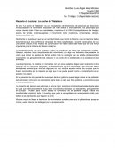 Reporte de Lectura: La noche de Tlatelolco