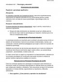 Dimensiones del aprendizaje “Psicología y educación”