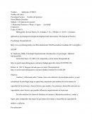 Psicología Positiva. Relaciones Positivas y Metas y Logros