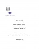 Propuesta. Gestión de Residuos