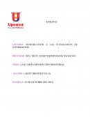 LA CUARTA REVOLUCIÓN INDUSTRIAL