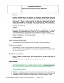 Descripción de los procesos del Almacén de Repuestos