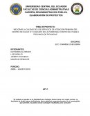 Mejorar la calidad de los servicios de atención primaria del Centro de Salud N.º 9