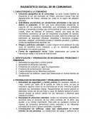 IAGNÓSTICO SOCIAL DE MI COMUNIDAD