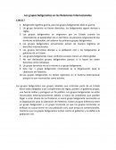 Los grupos beligerantes en las Relaciones Internacionales