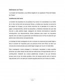 Delimitación del Tema: “La evasión de Impuestos y sus efectos legales en la Legislación Penal del Estado de Chipas”