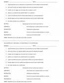 EVALUACIÓN DE CS. NATURALES. LOS MATERIALES Y LA ELECTRICIDAD