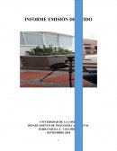 INFORME EMISIÓN DE RUIDO