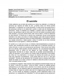 El suicidio. Evidencia 2