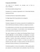 Discurso de graduación para la promoción