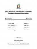 Plan de Marketing Lanzamiento Restaurante Arabe