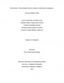 Procesos y procedimientos del area de recursos humanos