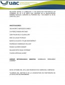 Relacion entre la lumbalgia Y LOS DEFECTOS POSTURALES EN HOMBRES DE 20 A 50 AÑOS QUE LABORAN EN LA MAQUILADORA