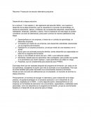 Resumen: Proyección de elección alternativa productiva