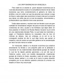 LAS CRIPTOMONEDAS EN VENEZUELA