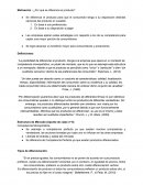 Motivación : ¿Por qué se diferencia el producto?