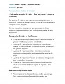 ¿Qué son las agencias de viajes y Tour operadores y como se clasifican?