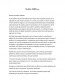 Análisis Reflexivo. La constitución política