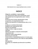 Administración de la responsabilidad social y la ética