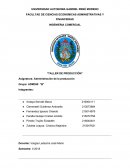 Taller de producción Administración de la producción