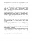 Respuesta japonesa ante las amenazas a su seguridad nacional