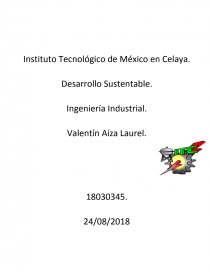 Desarrollo Sustentable. Cuestionario planeta tierra. Página 1