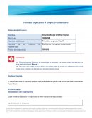 Formato Explicando el proyecto comunitario