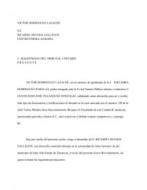 AGRARIO REIVINDICACION DE PARCELA. Página 1