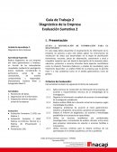 Guia Evalucion sumativa. Diagnóstico de la Empresa