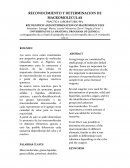 Reconocimiento y determinación de macromoleculas