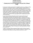 Diagrama de procesos realizado a la empresa ETERNIT. Barranquilla