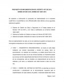 PROPUESTA DE IMPLEMENTACIÓN DEL DECRETO 1072 DE 2013, NORMA ISO 9001:2015, NORMA ISO 14001:2015