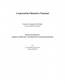Limpieza, desinfección y esterilización de instrumental quirúrgico