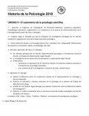 El nacimiento de la psicología científica