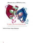 El teatro una nueva forma de vida