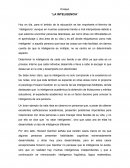 ENSAYO SOBRE LA INTELIGENCIA